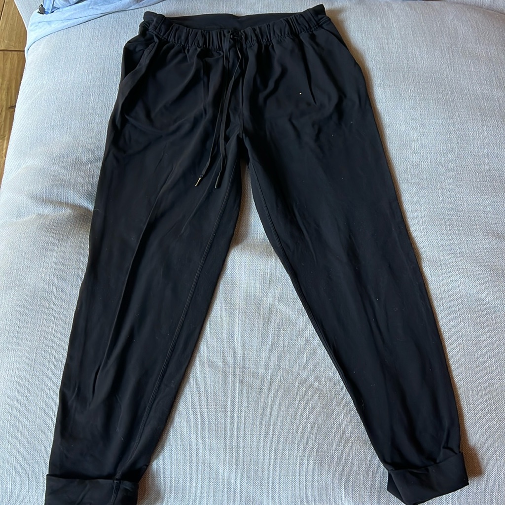Black Lululemon Drawstring Joggers